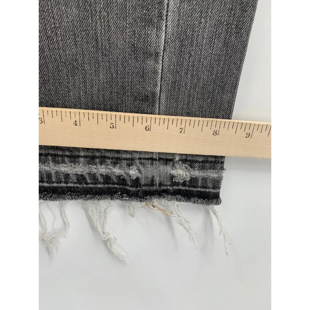 Vintage Levi 501 Jeans Mens 32x32 Black Gray Button Fly Raw Hem Y2K (Tag 33x32)